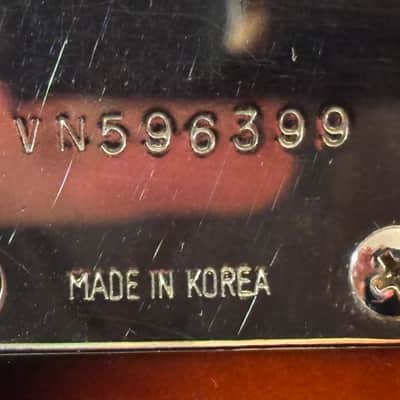 Squier Stratocaster  1995 - Sunburst-Made in Korea image 18