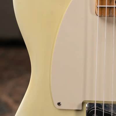 Fender 1956 Esquire Electric Guitar - Refinished Yellow with Hardshell Case - Used image 10