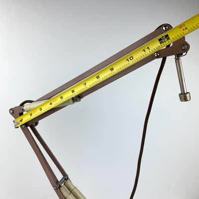 Vintage Metal LUXO Desktop Microphone Stand w/ Articulating Swing Arm & XLR image 16
