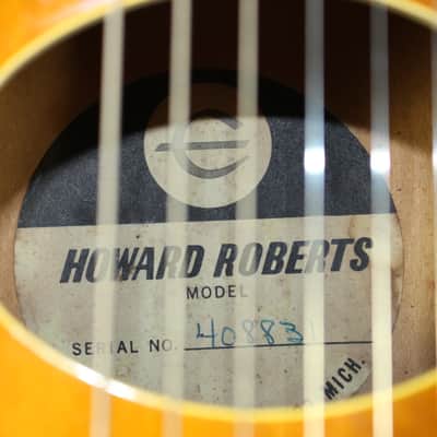 Epiphone Kalamazoo Howard Roberts Hollow Body Electric Guitar 1960's Cherry Sunburst image 8
