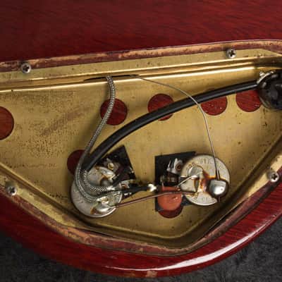 Gibson  SG Junior Solid Body Electric Guitar (1965), ser. #519368, black hard shell case. image 13