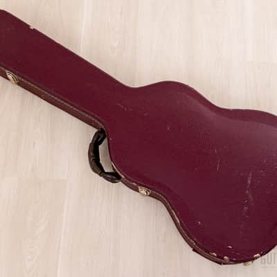 1960 Wandre Blue Jeans Vintage Aluminum Neck Hollowbody Guitar Black w/ Davoli Pickup, Case image 17