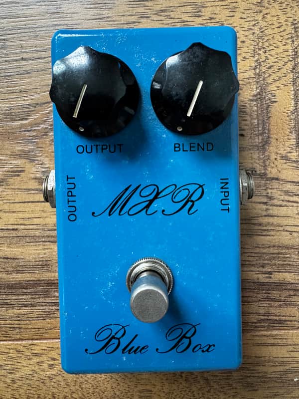 MXR M103 Blue Box Vintage Script 1974 Bud Box image 1