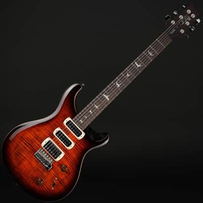 PRS SE Studio in Orange Tiger Smokeburst with Gig Bag #H013805 image 3