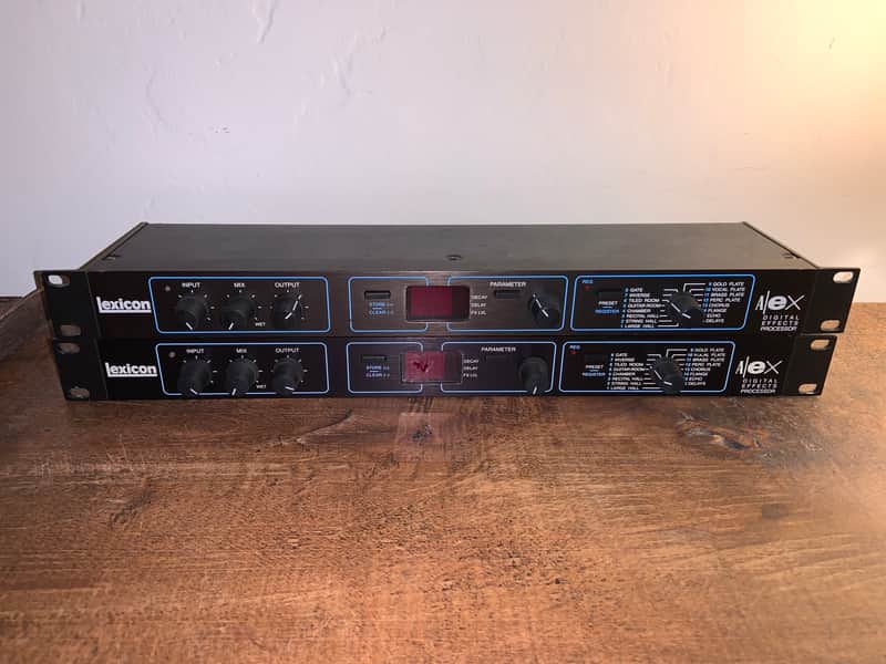 Pair of Lexicon Alex Reverbs Modified by Jim Williams image 1