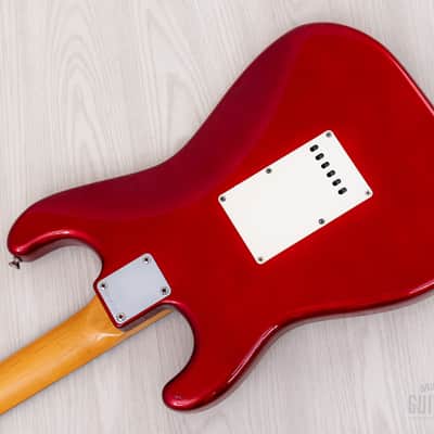 1983 Fender Stratocaster '62 Vintage Reissue JV ST62-65 Candy Apple Red 100% Original, Japan MIJ Fujigen image 14