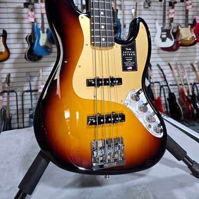 Fender American Ultra II Jazz Bass - Ultraburst, Ebony Fingerboard w/OHSC & PLEK*D #660 image 1