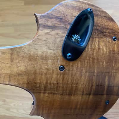 Rare: Tucker Barrett Luma - 5 string electric Violin/Viola - Hawaiian Koa wood image 14