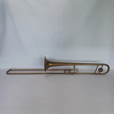 Gretsch Pathfinder Brass Trombone 40-50+Slider+Hard Shell Blue Fabric-Lined Case image 4