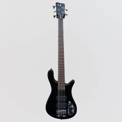 Warwick RockBass Streamer Standard 5-String Electric Bass Guitar - Black image 7