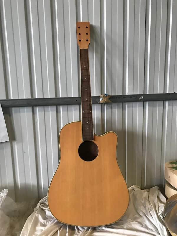 41 Inch Folk Acoustic Guitar Body, Maple Neck and Rosewood Fingerboard image 1