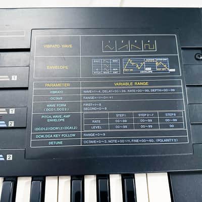 CASIO CZ-3000 61-Key FM Synthesizer Made in JAPAN- 1985 Works and Sounds Great !... image 6