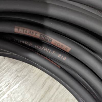 Neutrik Powercon True Top Cable Assembly - 30m (98.4 Ft) Male-Female - Titanex H07RNF Cable image 2