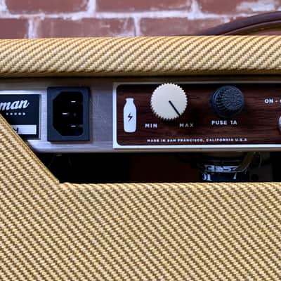 Milkman Sound Half Pint Tweed w/ Walnut Faceplate 5W w/ Attenuator Class A NEW (Authorized Dealer) image 7