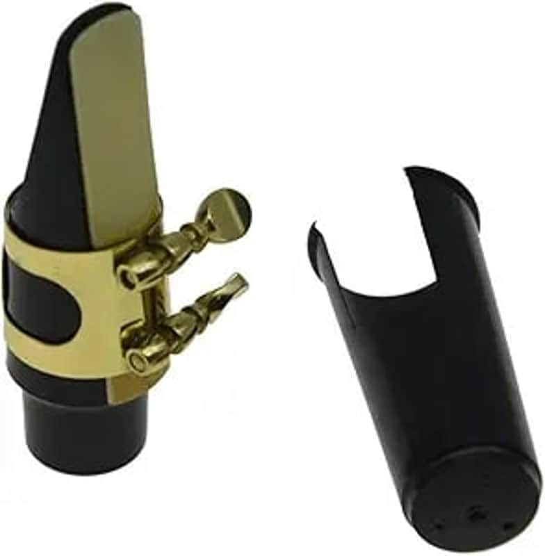 Tenor Saxophone Mouthpiece with Ligature, Reed and Plastic Cap image 1