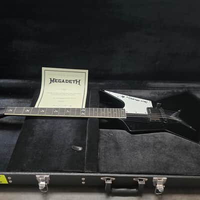 Dave Mustaine's Personal Dean Punk Zero MEGADETH Tour Stage Played Signature 1H Electric Guitar Artist Owned Signed Custom Explorer Pre-Gibson Era image 3
