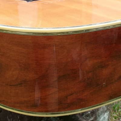 1973 Yairi YW600G Grammer Guitar Style New Jacaranda - Natural+Flight Case image 24