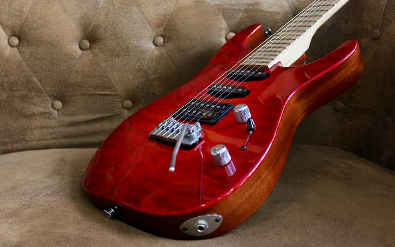 Jackson PC1 Custom shop Cajun Red 1997 Guitar Center Limited Run of 33 Units Worldwide image 1