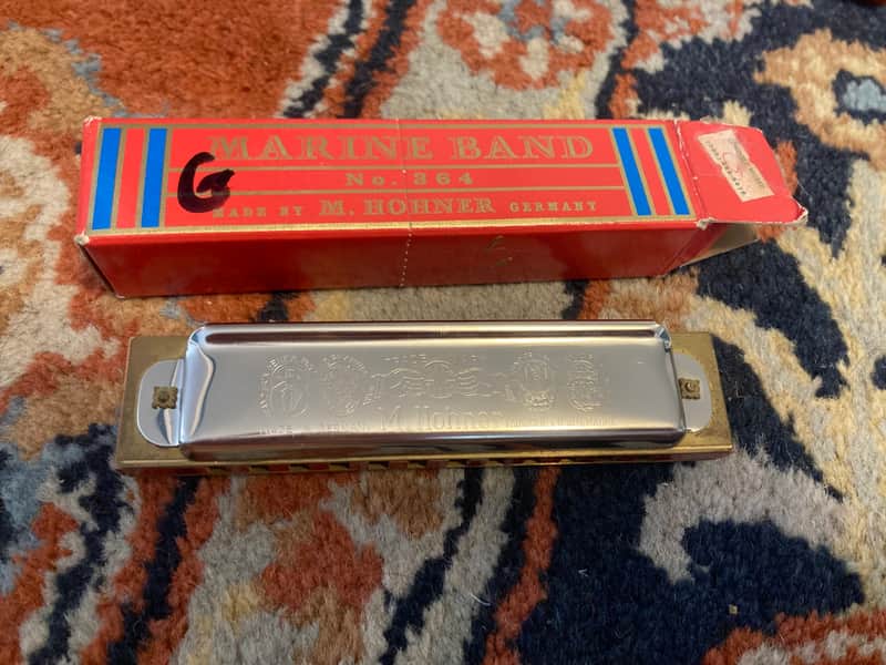 Hohner Marine Band 365 Vintage Key of G EXC in Box Ship Free Tomorrow