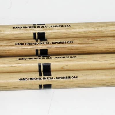 Pro-Mark PW2BN Shira Kashi Oak 2B Nylon Tip Drum Sticks 2010 - 2020 - Natural image 2