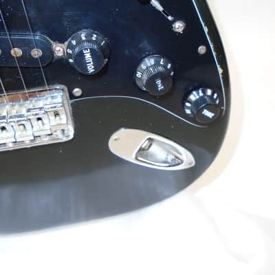 Vintage 1978 Fender Stratocaster Hardtail Electric Guitar, Maple Fingerboard, Black image 10