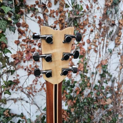 Wilhelm Guitars Curly Koa, Curly Sinker Redwood Small Jumbo Acoustic Guitar image 20