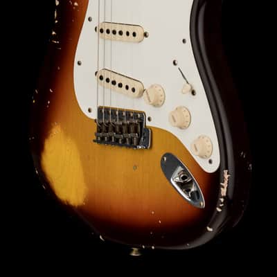 Fender Custom Shop Empire 59 Transition Stratocaster Relic - Faded Aged Chocolate 3-Color Sunburst #19506 image 7