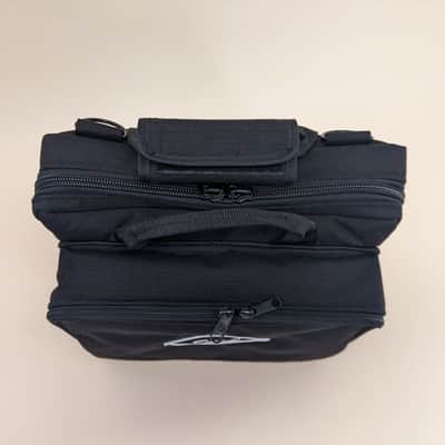 Fractal Audio FM3 Premium Gig Bag #13072 Padded Pedal Pocket, Leather Bottom, Double Padded, Black image 3