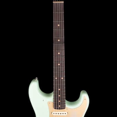 Fender Custom Shop Roasted 1960 Stratocaster Relic Birdseye Maple Aged Surf Green image 7