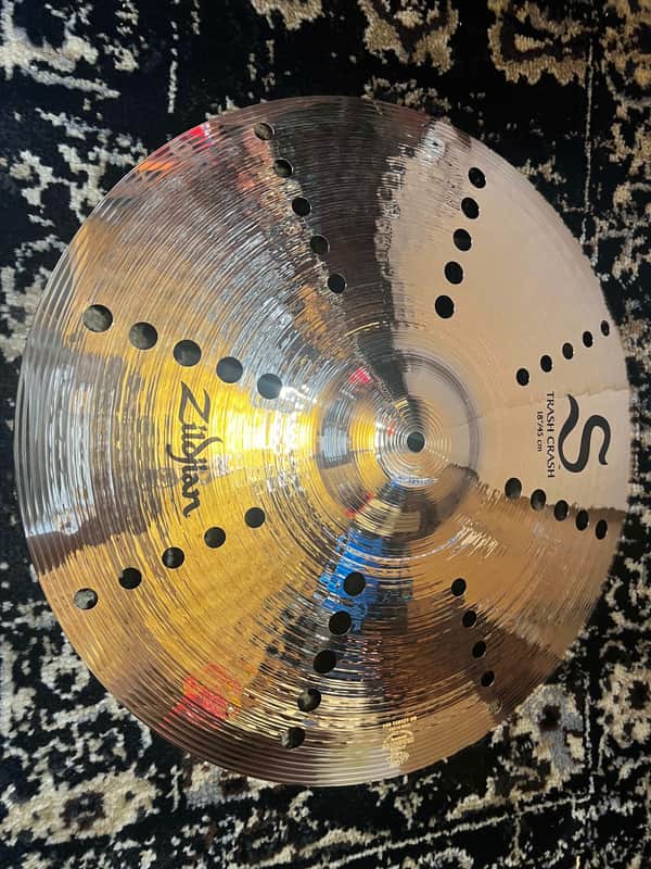 (MINT) Zildjian 18" S Series Trash Crash Cymbal - Brilliant image 1