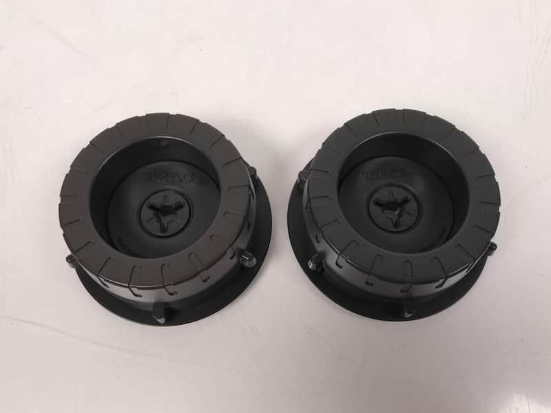 Pair of TEAC TZ-612 NAB Hub Adapters 10.5" Reel 1/4" image 1