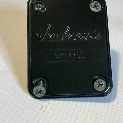 2000's Made in Japan Jackson DK2M Dinky Guitar Factory Black Neckplate & Screws