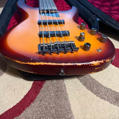 MTD Kingston Saratoga Deluxe 5 with Laurel Fretboard 2020 - Present - Deep Cherry Burst image 5