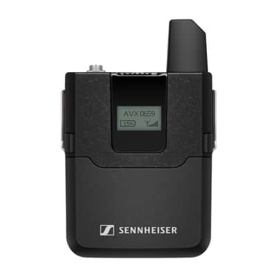 Liquid Audio Sennheiser AVX-Combo Set-4 Wireless Handheld Omnidirectional Microphone Bundle w/Pig Hog PHM10 8mm Mic Cable, 4-Pack Blucoil AA Batteries Polishing Cloth image 6