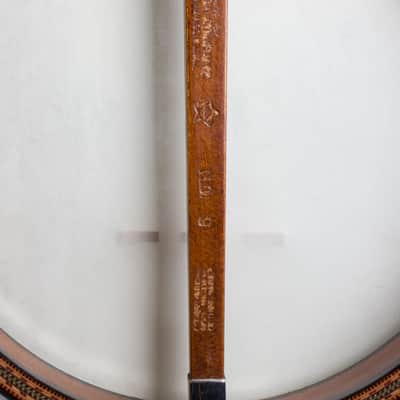 Vega  Tu-Ba-Phone #9 5 String Banjo (1923), ser. #67614, original black hard shell case. image 16