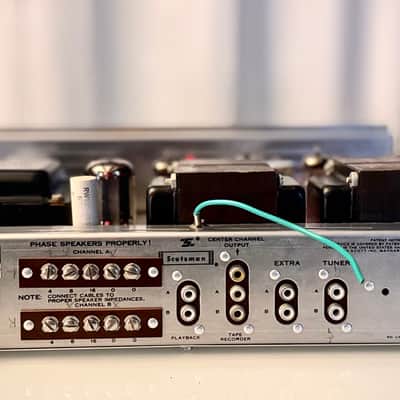 🎶✨ H.H. Scott 222D/222-D Tube Integrated Amplifier w/ Wood Case — Serviced EL84 / 7189 Vintage Hi-Fi image 18