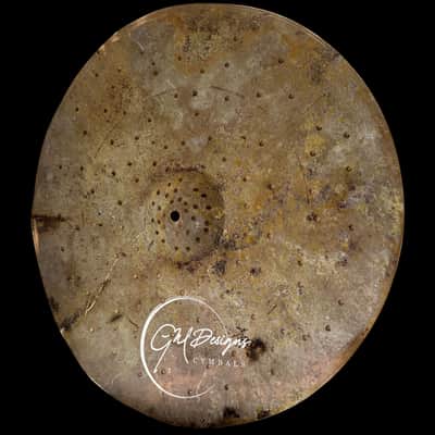 20" GM Designs Prototype/Future Series Cymbal - Dark, Dry and Primitive! image 2