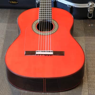 1998 Hermanos Conde Flamenco Acoustic Guitar Red Top & Brazilian Rosewood + Case image 2
