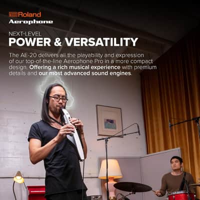 Roland AE-20 Aerophone | Premium Digital Wind Instrument | SuperNATURAL Acoustic Tones & Advanced ZEN-Core Technology | Ultra-Responsive Playability | Over 250 Sounds | Bluetooth Connectivity image 3