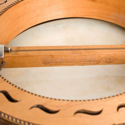 Bacon Professional FF Special Grand Concert 5 String Banjo, c. 1915, period black hard shell case. image 17