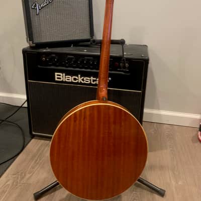 Vintage 1960's-70s Supro 19 Fret Resonator Tenor Banjo image 4