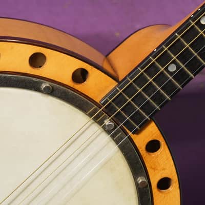 1920s Vega William Schmick Lyric Resonator Tenor Banjo (VIDEO! Fresh Work, Ready) image 5