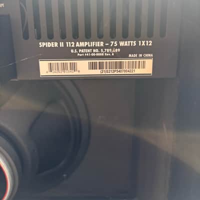 Line 6 Spider 2 75 75-Watt 1x12" Digital Modeling Guitar Combo 2009 - 2016 - Black image 3