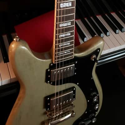 EPIPHONE CUSTOMSHOP  Wilshire LIMITED EDITION  2012/14 Silver/green image 6