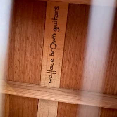 Handmade Wallace Brown "Moth Hawk" Acoustic image 7