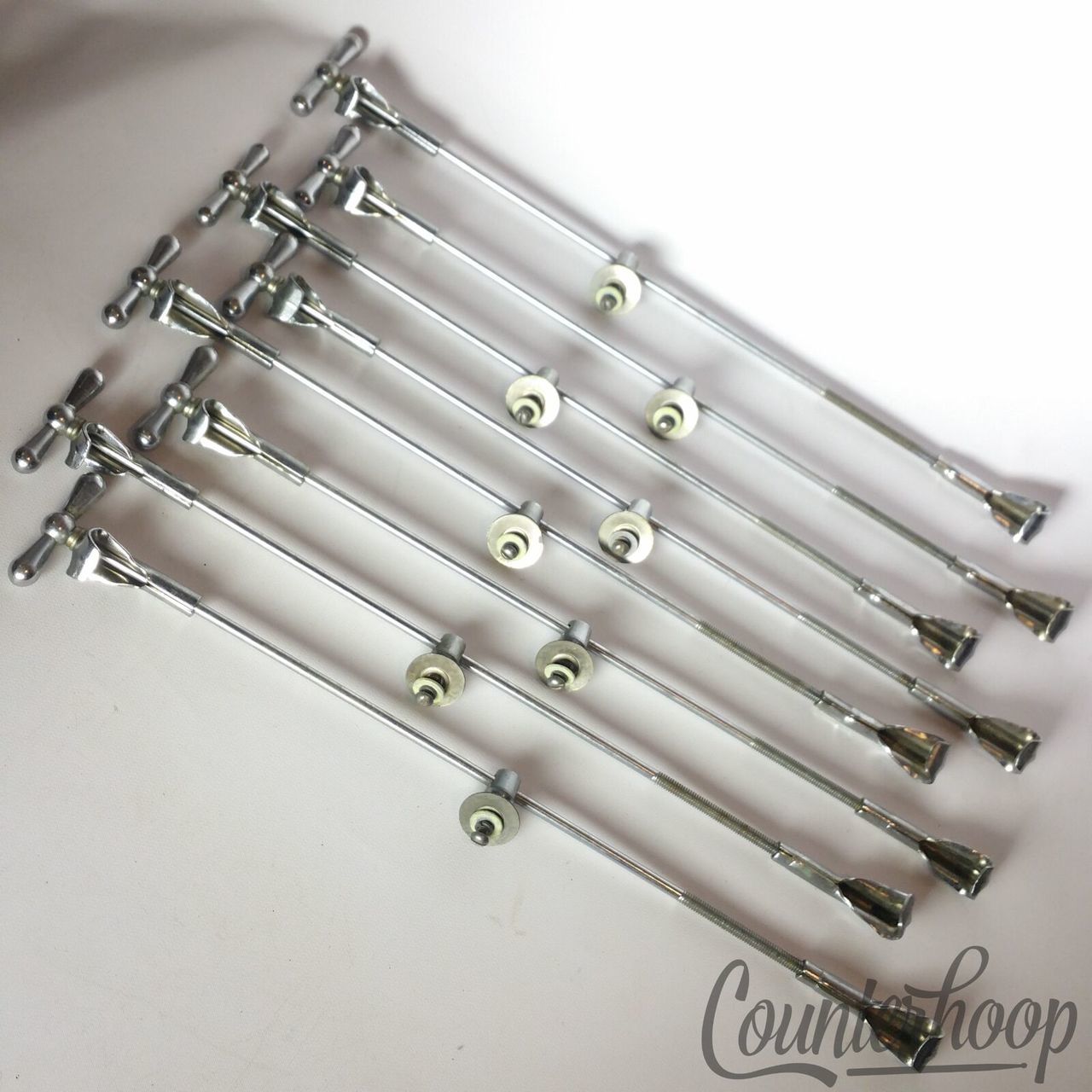Leedy 8x Bass Drum x12" Deep Bow-Tie Single-Tension T-Rods+Claws+Eyelet Lugs+HW — main photograph