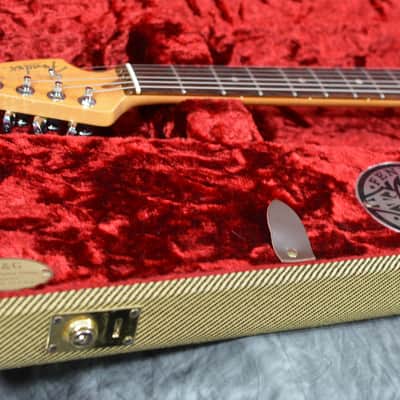 Fender American Select Stratocaster HSS 2012 Flame Maple Top Antique Sunburst w Deluxe Tweed Hardshell Case & FAST Same Day Shipping image 10