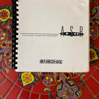 Ensoniq ASR-10 Original Manual