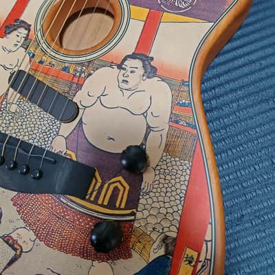 2025 Fender American Acoustasonic Telecaster Kuniyoshi Collection Sumo - FENDER EXPERIENCE 2025 Tokyo Flagship Exclusive Limited Edition image 8