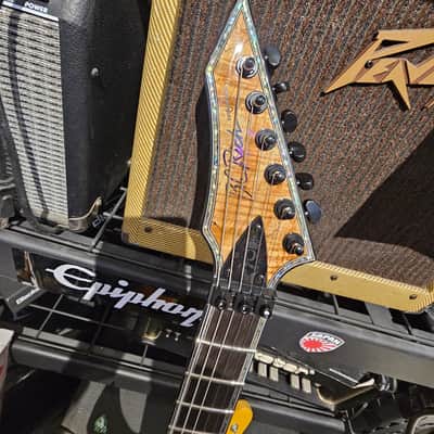 B.C. Rich Warlock Extreme Exotic with Floyd Rose – Spalted Maple (Brand New image 8
